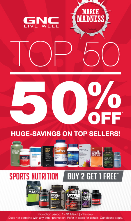 Gnc discount coupon