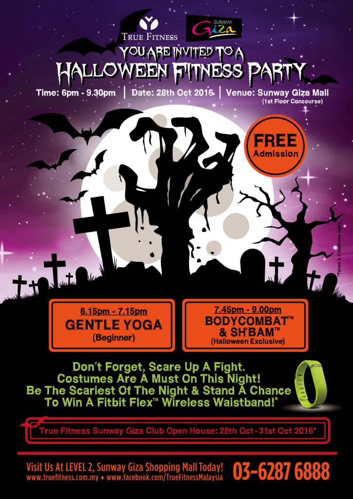 Sweden party True Fitness Halloween Fitness Party (28th October 2016) - Sunway Giza Mall